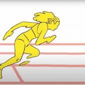 Voir la vidéo de Le sprint et la loi de la dynamique
