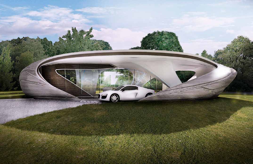 Le cabinet d’architectes américain WATG et le constructeur Branch Technologie envisagent la création de villas organiques de 93 m2 baptisées Curve Appeal, dont les courbes sont directement inspirées de la nature.