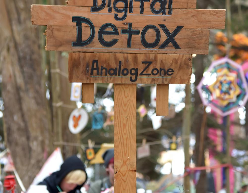 panneau de  bois digital detox