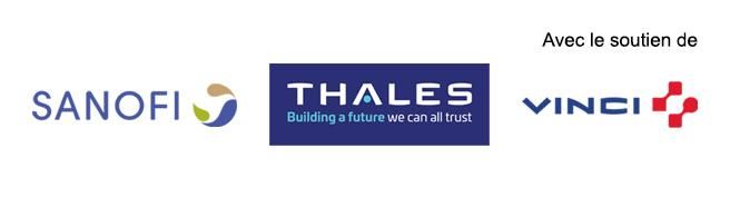 logos Sanofi, Thales, Vinci