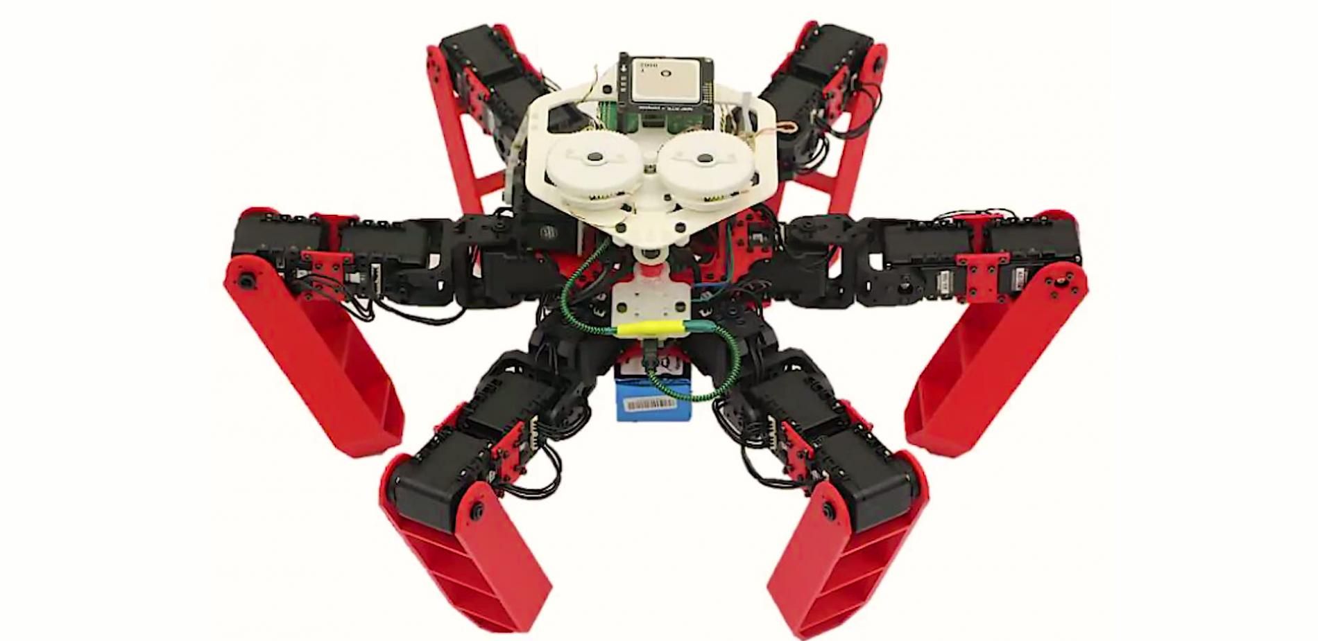 Un robot à pattes sans GPS