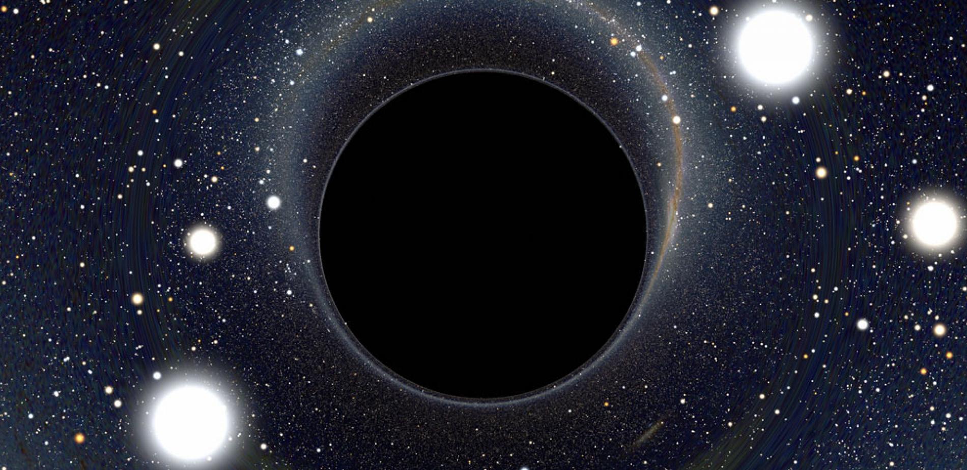 Inédit : de la lumière détectée derrière un trou noir