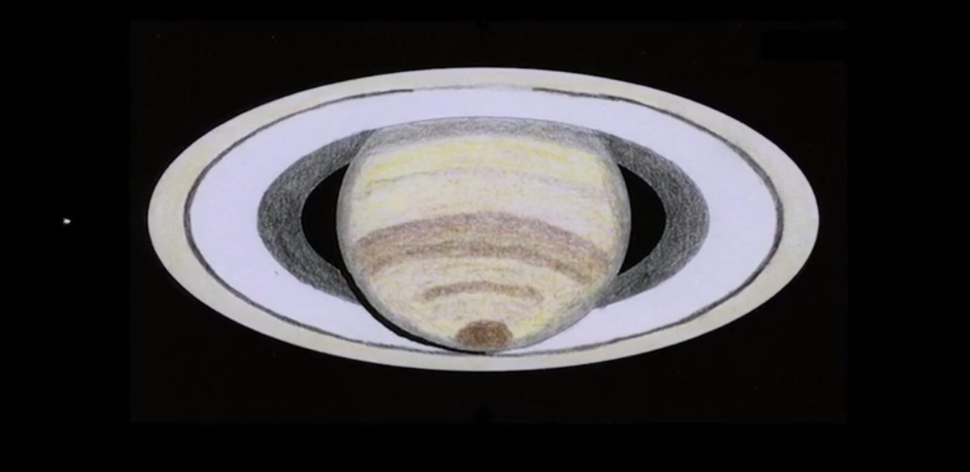Saturne avec des anneaux...