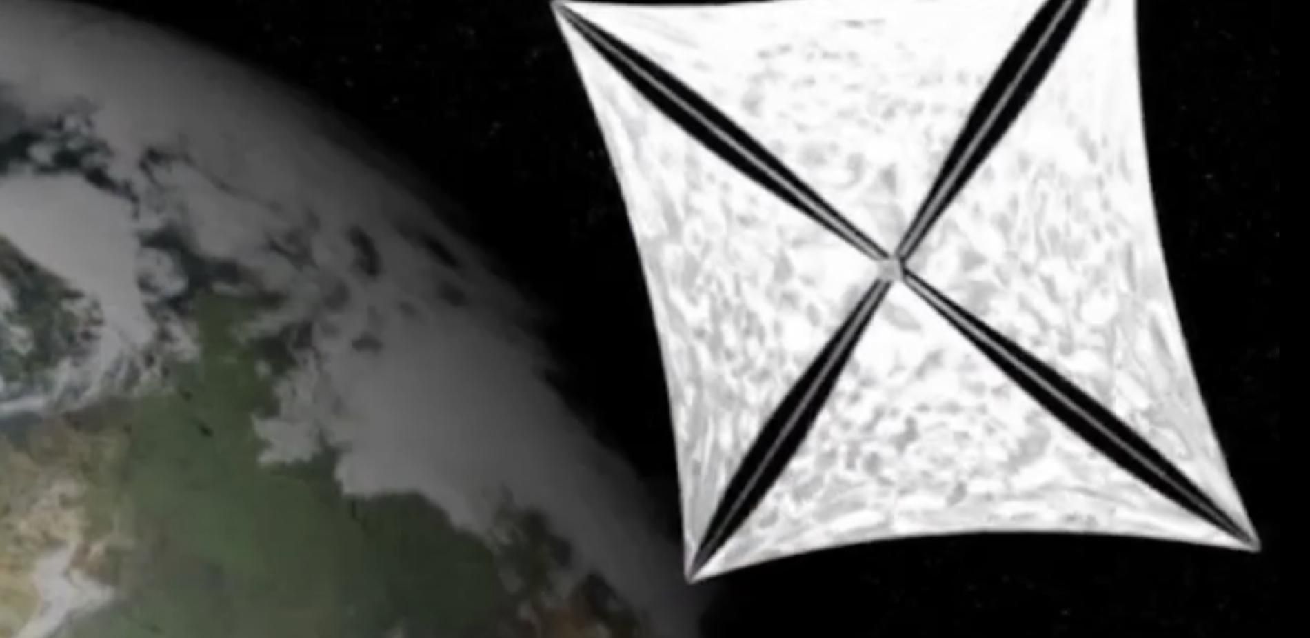 Quand les satellites mettent les voiles...