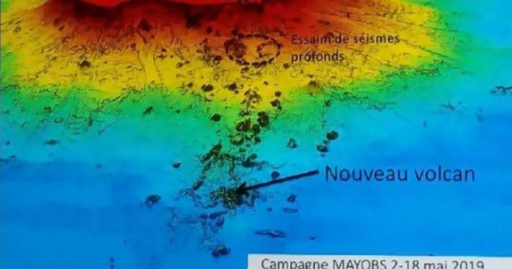 Un nouveau volcan sous-marin a été découvert à l'Est de Mayotte.