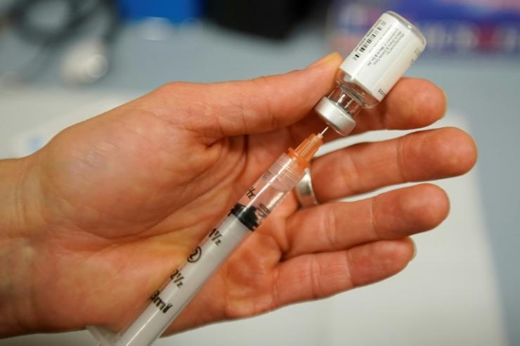 Un vaccin ROR contre la rougeole, les oreillons et la rubéole, le 26 avril 2019 à Salt Lake City, dans l'Utah  © Getty/AFP/Archives GEORGE FREY