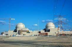 Photo diffusée le 13 février 2020 par le service de presse de la centrale nucléaire de Barakah montrant la centrale en construction en novembre 2019 dans le nord-ouest des Emirats arabes unis © Barakah Nuclear Power Plant/AFP/Archives