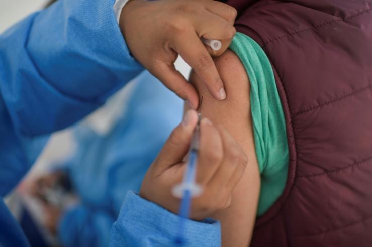 Test d'un vaccin contre le Covid-19 à Mexico, le 26 octobre 2020 © AFP Pedro Pardo