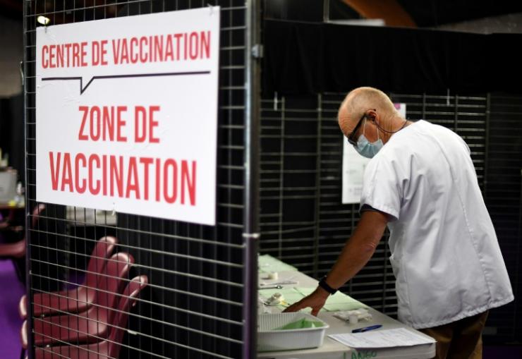 Centre de vaccination à Garlan (Finistère), le 31 mai 2021 © AFP Fred Tanneau 