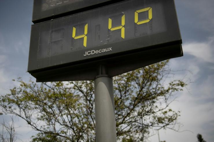 44 degrés Celsius à Séville, dans le sud de l'Espagne, le 12 juillet 2022 © AFP/Archives JORGE GUERRERO