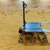 Un prototype du robot mobile européen d'Exomars, Rosalind Franklin