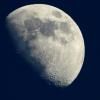 La Lune le 13 mai 2019, photographiée depuis Cannes © AFP/Archives Laurent EMMANUEL