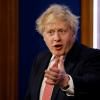 Le Premier ministre britannique Boris Johnson s'exprime lors d'une conférence de presse sur le Covid-19 à Londres le 21 février 2022 © POOL/AFP Tolga Akmen