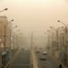Une rue de Bagdad pendant une tempête de poussière, le 12 avril 2022 en Irak © AFP AHMAD AL-RUBAYE