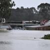 Une zone inondée après des pluies torrentielles à Windsor, près de Sydney, en Australie, le 4 juillet 2022 © AFP Saeed Khan