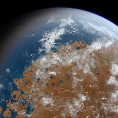 Des traces de tsunamis géants sur Mars