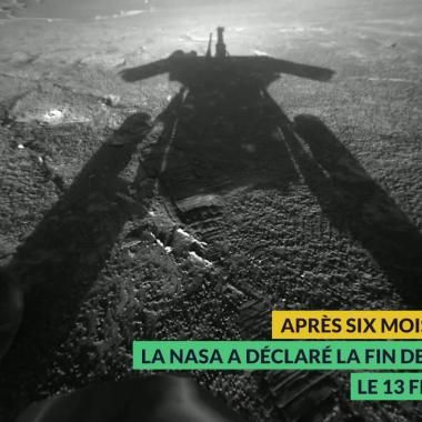 Voir la vidéo de Opportunity, c'est fini !