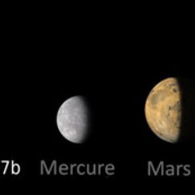 Une exoplanète plus petite que Mercure