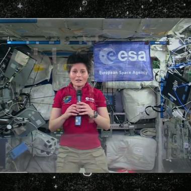 See video of Samantha Cristoforetti, in the ISS
