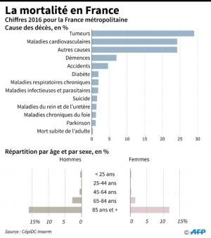 Cancer, maladies cardiaques, suicide : de quoi meurt-on en France ?
