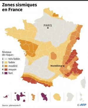 En France, les séismes atteignent rarement une magnitude 5 
