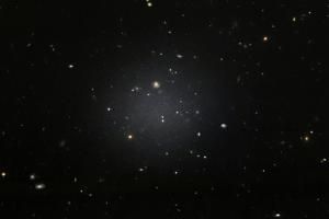 La matière noire de la galaxie NGC 1052-DF4 arrachée par une galaxie voisine