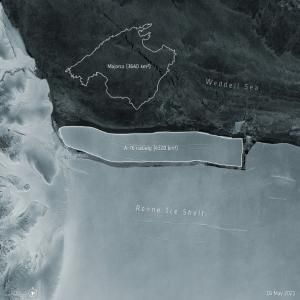 Le plus gros iceberg existant se détache de l&#039;Antarctique