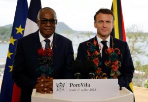 Macron lance un appel commun avec le Vanuatu face au changement climatique