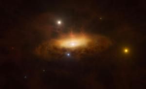 Première observation du « réveil » d&#039;un trou noir massif dans une galaxie