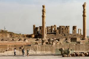 En Iran, la lutte contre les lichens qui rongent les ruines antiques de Persépolis