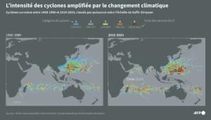 Cyclones : une fréquence stable, mais des vents toujours plus dévastateurs