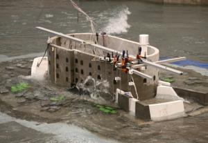 Un mini-fort Boyard à l’épreuve des vagues en Belgique