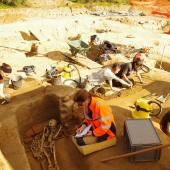 Une tombe étrusque en hypogée découverte en Corse 