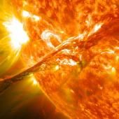 Première observation d’une éjection de plasma par une étoile autre que le Soleil