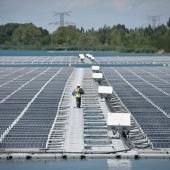 En Provence, la première centrale solaire flottante de France 