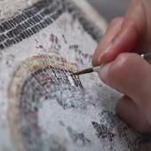 Voir la vidéo de Pompéï : restauration d&#039;une mosaïque