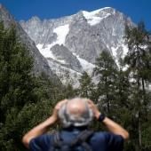Un glacier du Mont Blanc sur le point de s&#039;effondrer en Italie