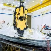 Avec son bouclier thermique déployé, le télescope James Webb en bon chemin