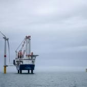 La France produit sa première électricité éolienne en mer