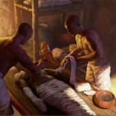Résines d'Asie, huile de cèdre et bitume de la mer Morte pour les momies d'Egypte