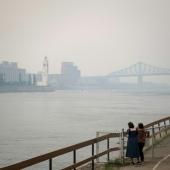 Feux au Canada : Montréal a l'air le plus pollué au monde