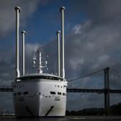 « Canopée », le premier navire cargo à voiles au monde inauguré à Bordeaux