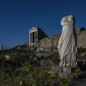 Grèce: le site antique de Délos menacé par la montée inexorable de la mer Egée