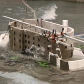 Un mini-fort Boyard à l’épreuve des vagues en Belgique