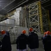Risque de rejets radioactifs en cas d’effondrement de l’enceinte de confinement de Tchernobyl, selon Greenpeace 