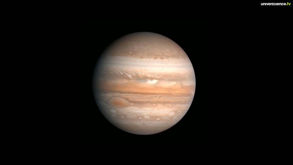 La Lune et Jupiter
