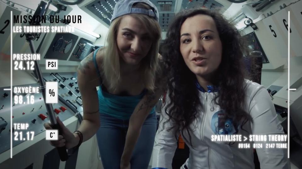 illustration Les touristes spatiaux